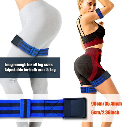 Booty Bands, Blood Flow Restriction Bands for Women/Men, Adj... - Image 2