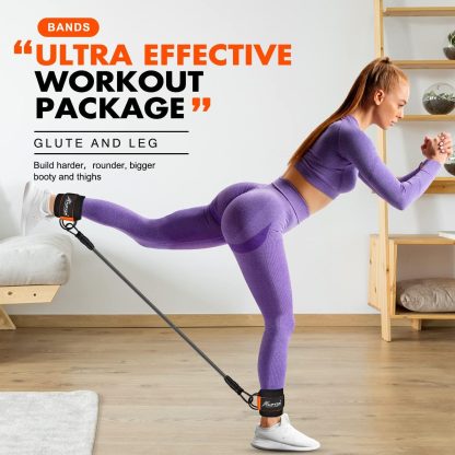 Ankle Resistance Bands, Ankle Bands for Working Out with Cuf... - Image 2