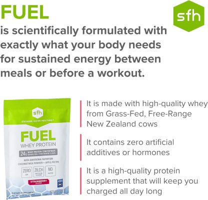 SFH Fuel Whey Protein Powder Great Tasting Grass Fed Whey | ... - Image 4