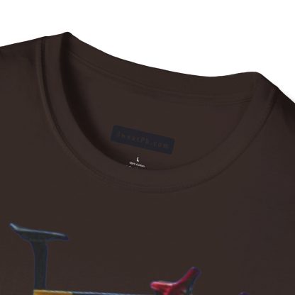 Road Cycle Unisex Softstyle T-Shirt - Image 64