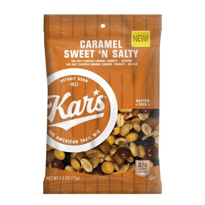 Kar's Nuts Caramel Sweet 'N Salty Trail Mix 2.4oz Bag (Pack ...