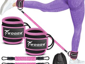 Ankle Resistance Bands with Cuffs, Ankle Bands for Working O...