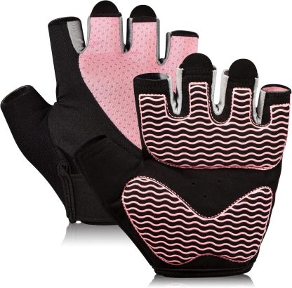 sunnex Gym Gloves, Workout Gloves, Fingerless Gloves for Wei...