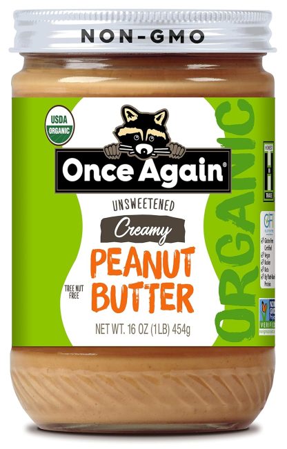 Once Again Organic Creamy Peanut Butter, 16oz - Lightly Salt...