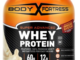 Body Fortress Super Advanced Whey Protein Powder, Vanilla, 6...