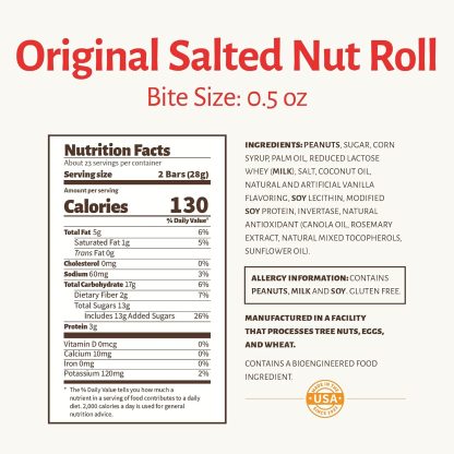 Pearson's Bite-Size Salted Nut Roll With Caramel Flavor | 23... - Image 5