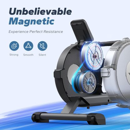 MERACH Rowing Machine, Magnetic Rower Machine for Home, 16 L... - Image 2