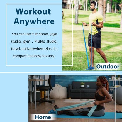 Resistance Bands for Working Out, Physical Therapy Bands, El... - Image 3
