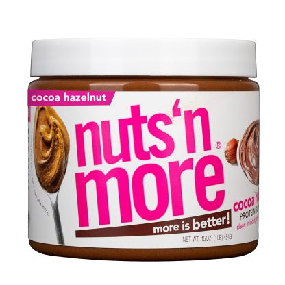 Nuts ‘N More Cocoa Hazelnut Butter Spread, All Natural Keto ...
