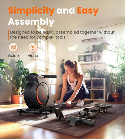 YOSUDA Magnetic/Water Rowing Machine 350 LB Weight Capacity ... - Image 7