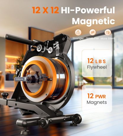 YOSUDA Magnetic/Water Rowing Machine 350 LB Weight Capacity ... - Image 2