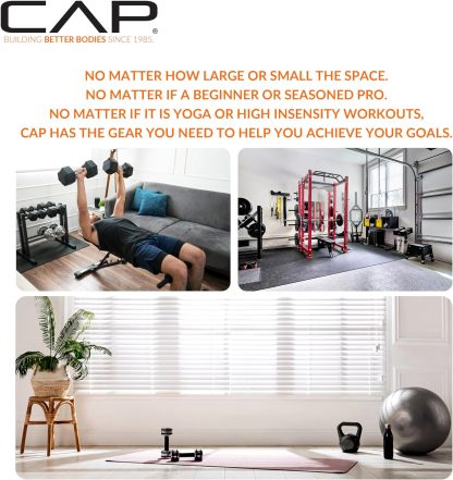 CAP Barbell Coated Dumbbell Set | 50lbs, 100lbs, 150lbs | Mu... - Image 6