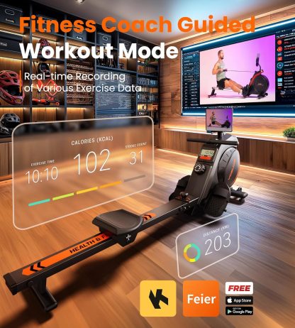 YOSUDA Magnetic/Water Rowing Machine 350 LB Weight Capacity ... - Image 3