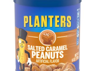 Planters Salted Caramel Flavored Peanuts (6 oz Jar)