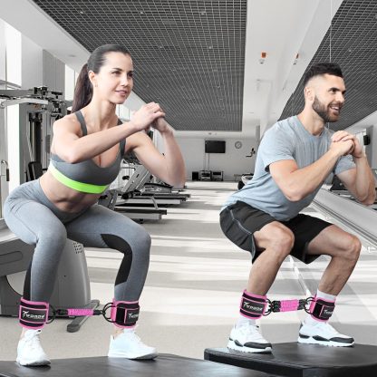 Ankle Resistance Bands with Cuffs, Ankle Bands for Working O... - Image 8