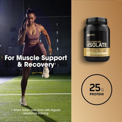 Optimum Nutrition Gold Standard 100% Isolate, Rich Vanilla, ... - Image 4