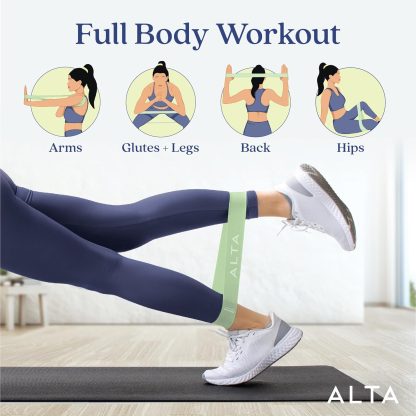 ALTA Mini Loop Bands for Exercise - Premium Durable Latex - ... - Image 3