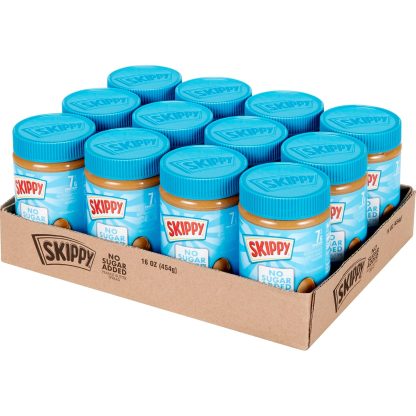 SKIPPY, Peanut Butter Spread, Creamy 16 oz (12 Pack) - Image 2