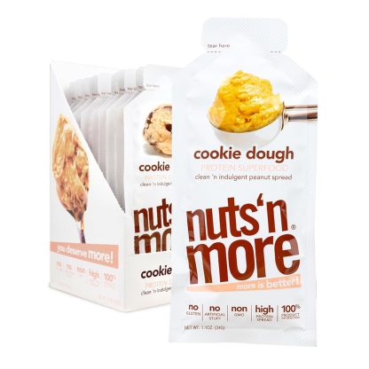 Nuts 'N More Cookie Dough Snack Packs ⎸ High Protein Peanut ...