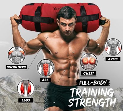 Yes4All Sandbags for Working Out, Adjustable Sand Bags for W... - Image 6