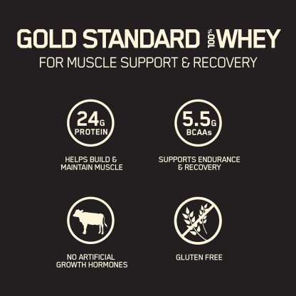 OPTIMUM NUTRITION Gold Standard 100% Whey Protein Powder, Ch... - Image 2