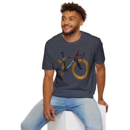 Road Cycle Unisex Softstyle T-Shirt - Image 93