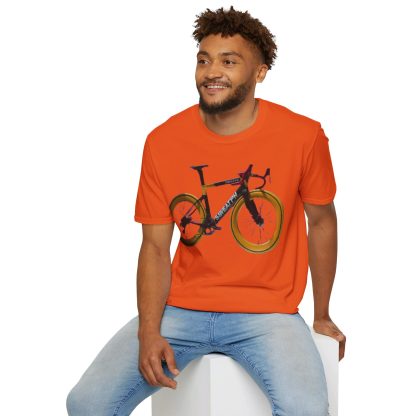 Road Cycle Unisex Softstyle T-Shirt - Image 61