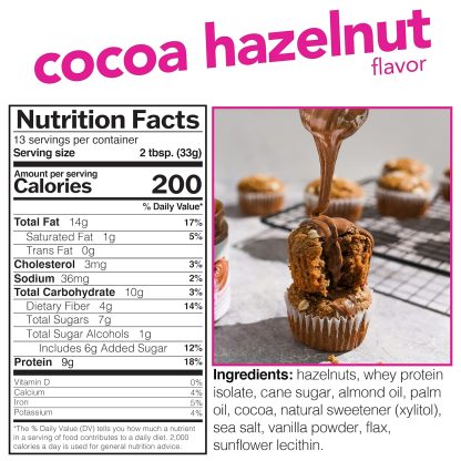 Nuts ‘N More Cocoa Hazelnut Butter Spread, All Natural Keto ... - Image 6