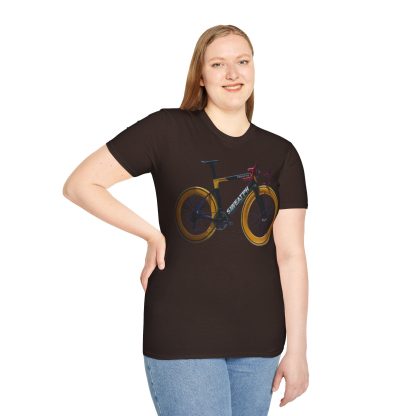 Road Cycle Unisex Softstyle T-Shirt - Image 66