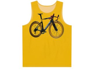 Yellow Cycling Men's Tank (AOP)