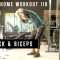 Home Workout Back and Biceps 116