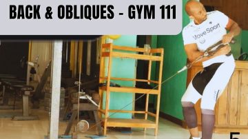 Back and obliques gym 111