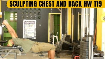 Sculpting chest and back HW119