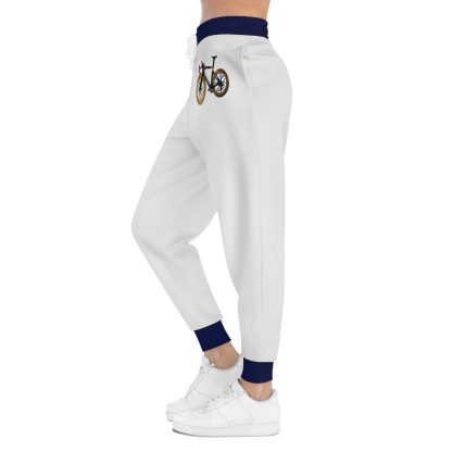 White with Blue Athletic Joggers (AOP) - Image 13