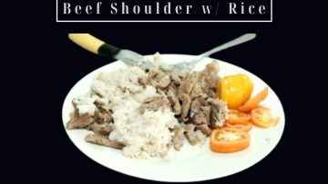 Beef shoulder with rice