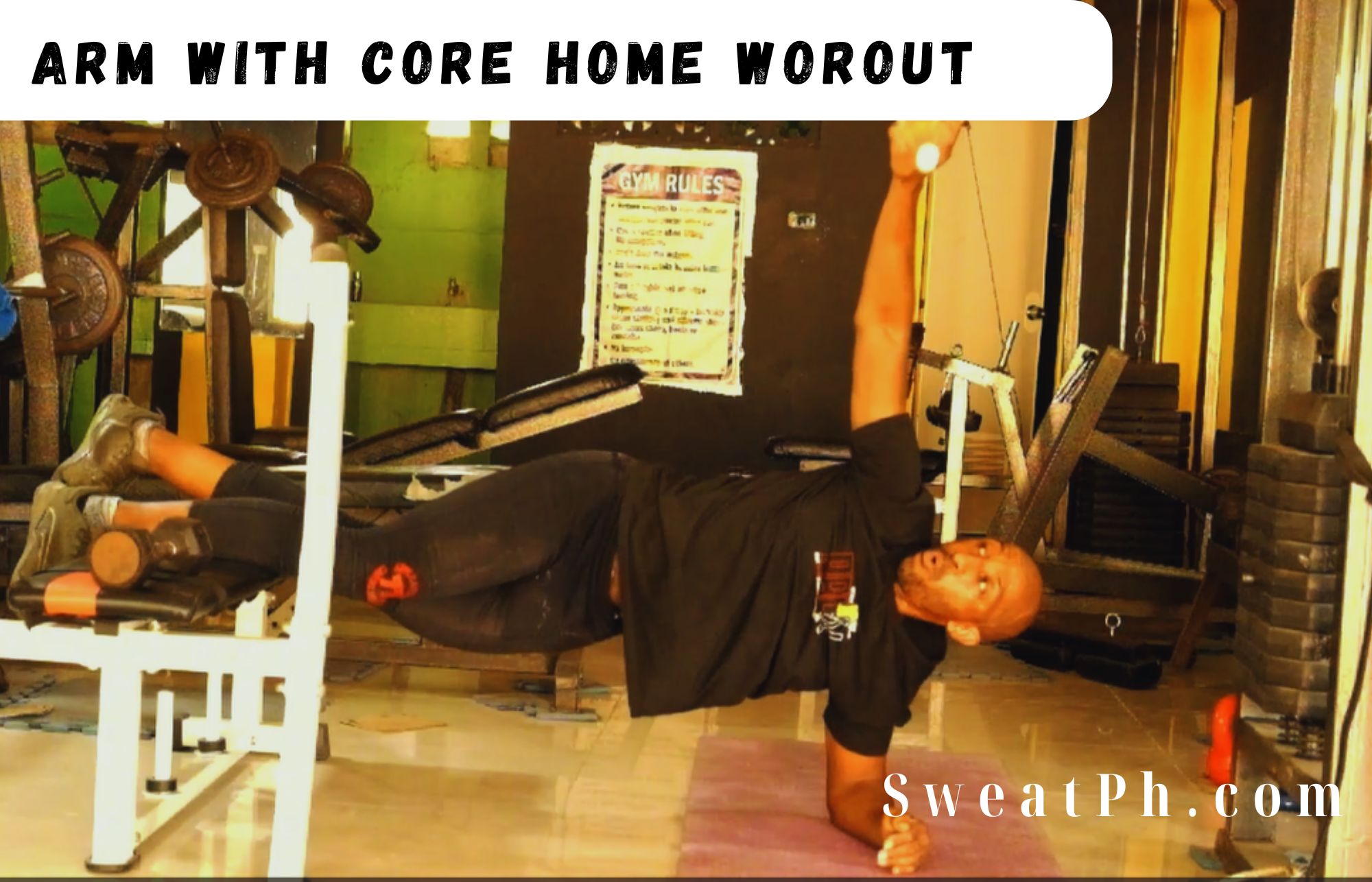 Arm with core Home Worout