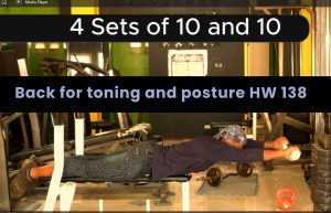 Back for toning and posture HW 138