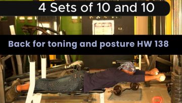 Back for toning and posture HW 138