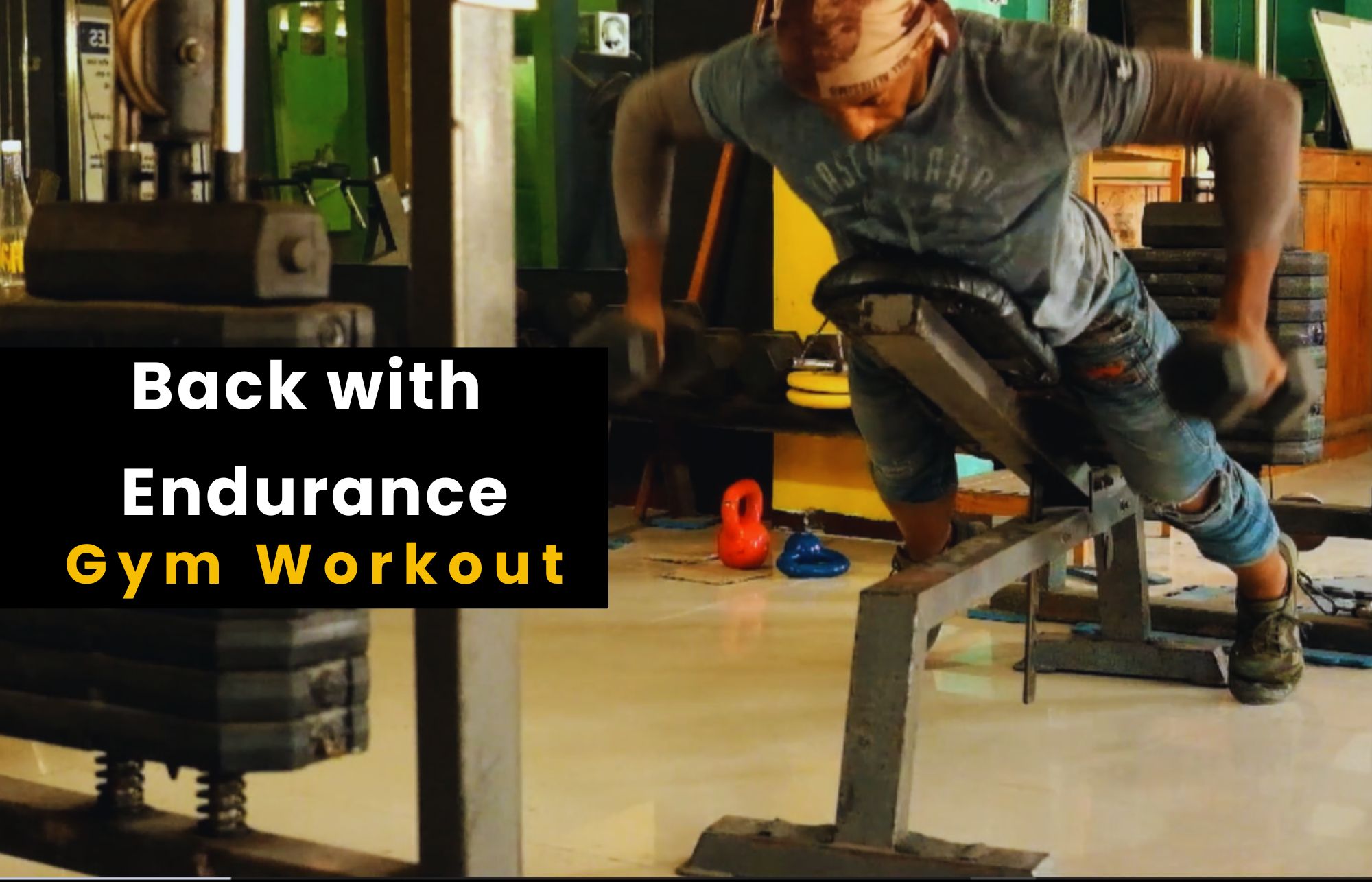 Back with Endurance Gym Workout