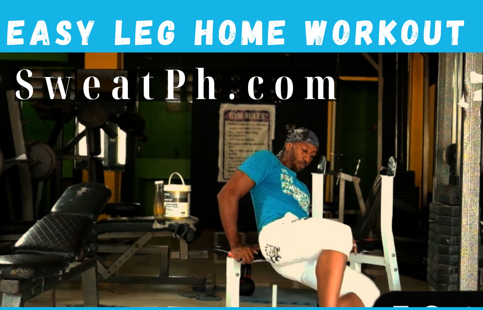 Easy Leg Home Workout Sweatph