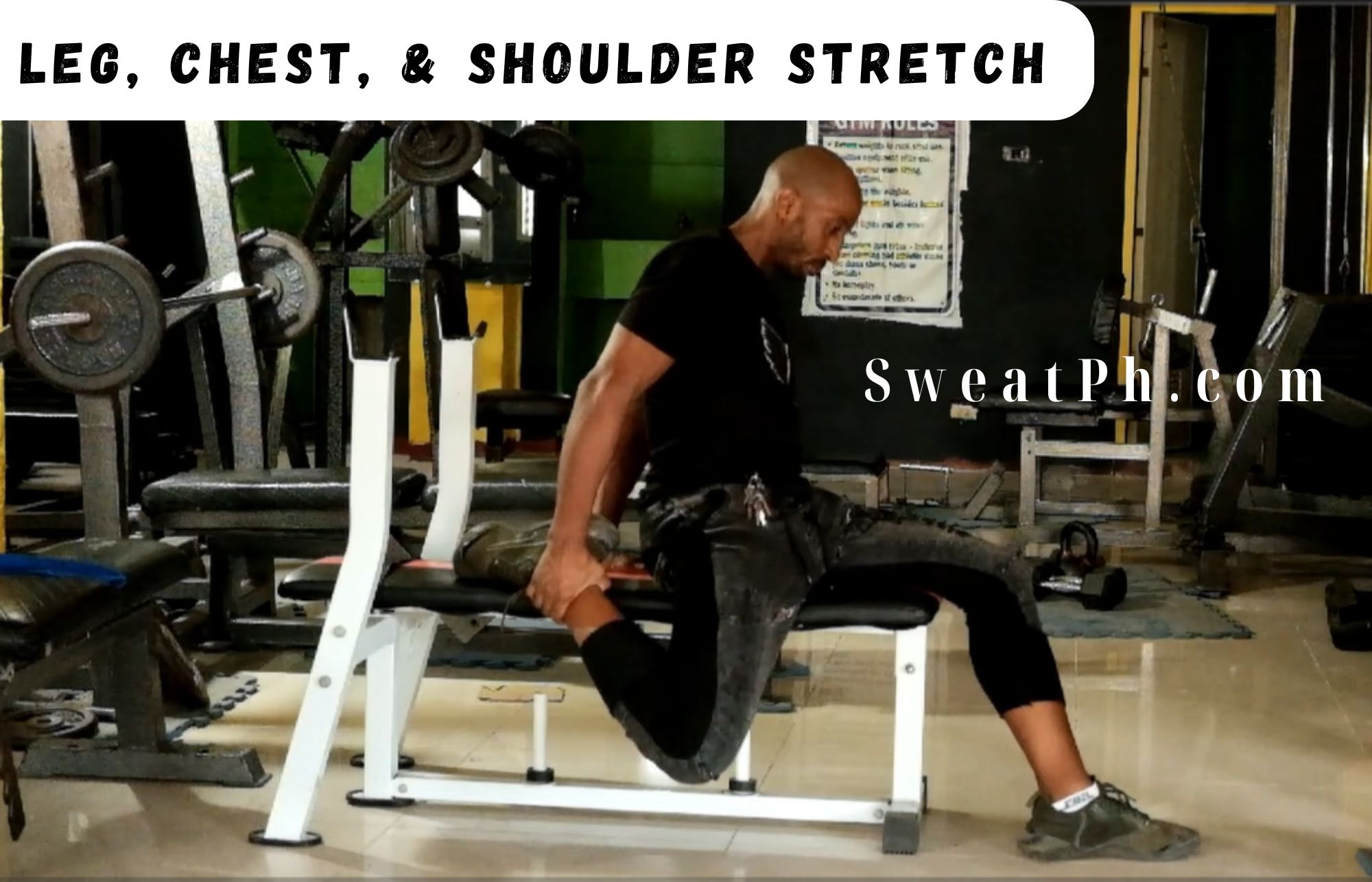 Leg, Chest, & Shoulder Stretch