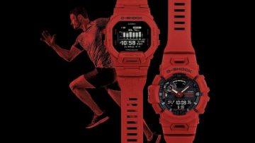 Striking new Burning Red hybrid G-Shock fitness watches will make