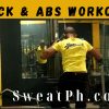 Back & abs  Gym Workout