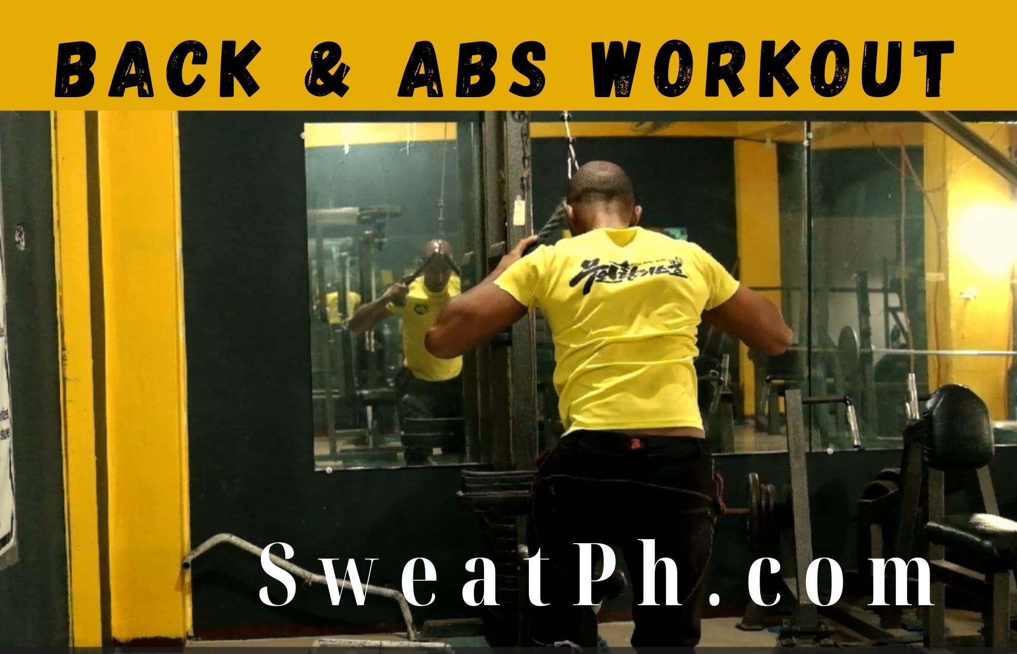 Back & abs Gym Workout