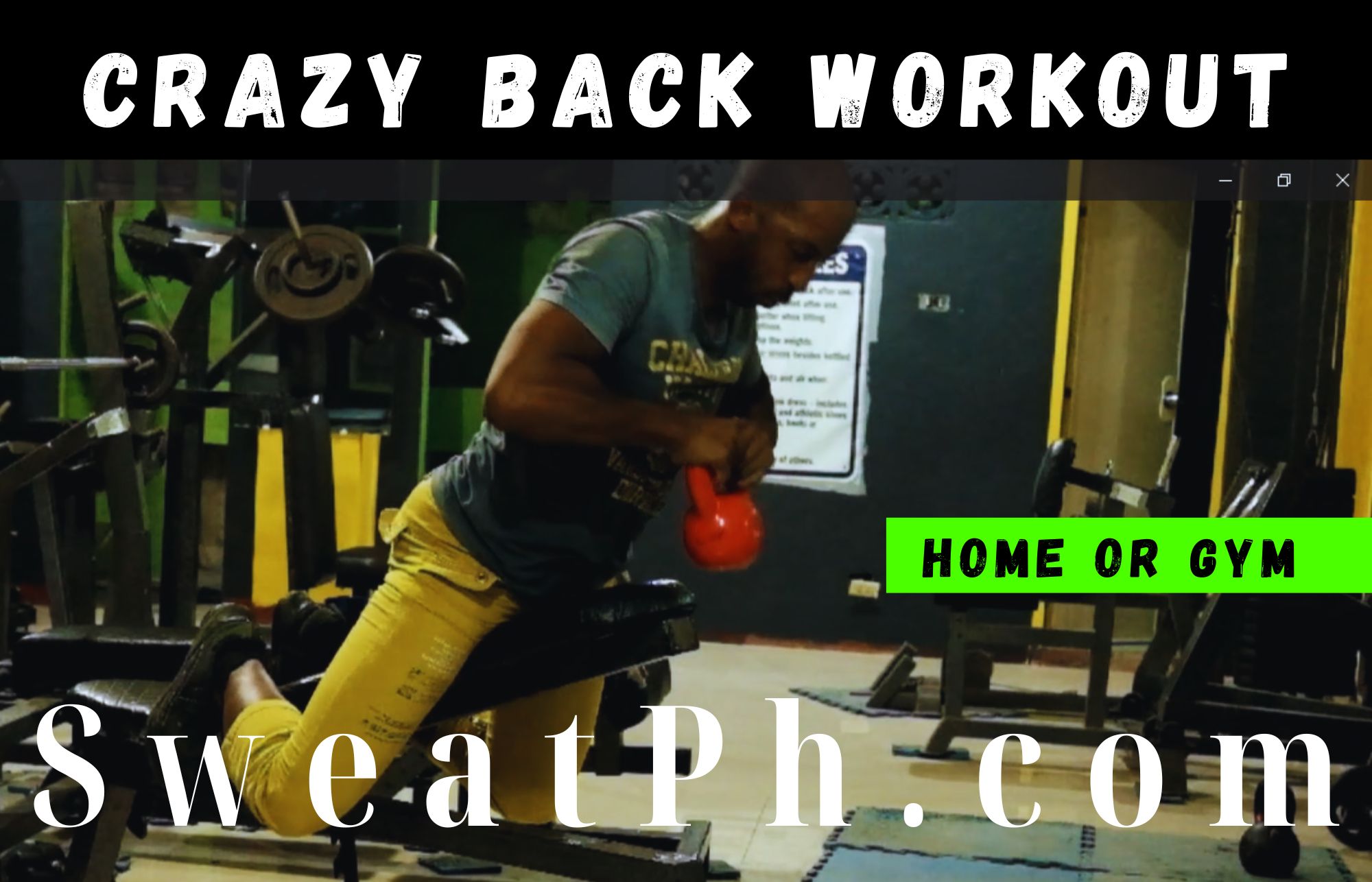Crazy Back Workout