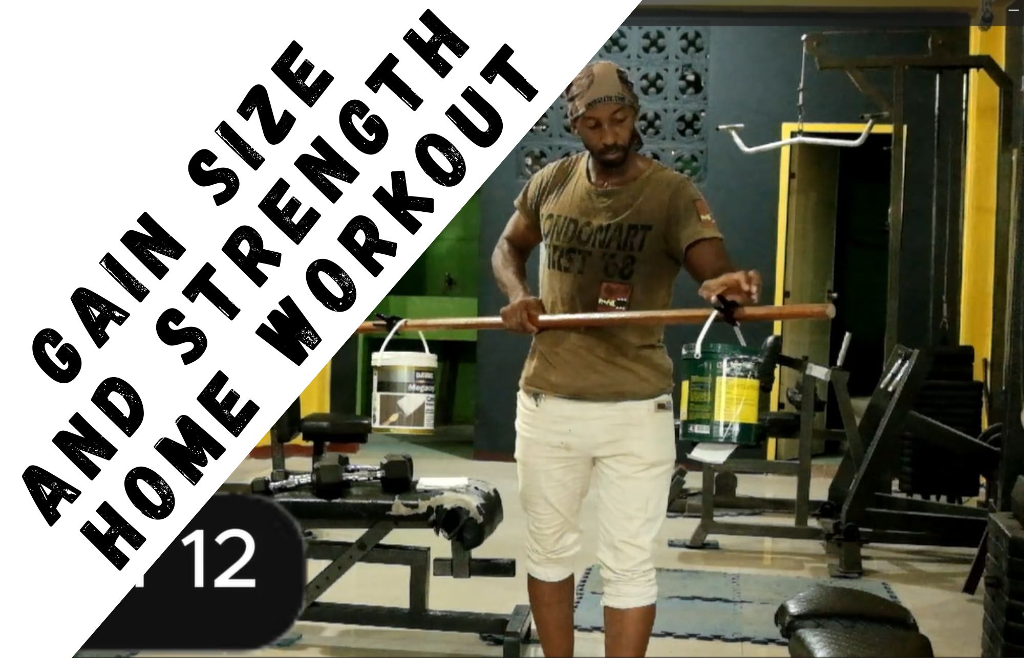 Gain Size and Strength Home Workout
