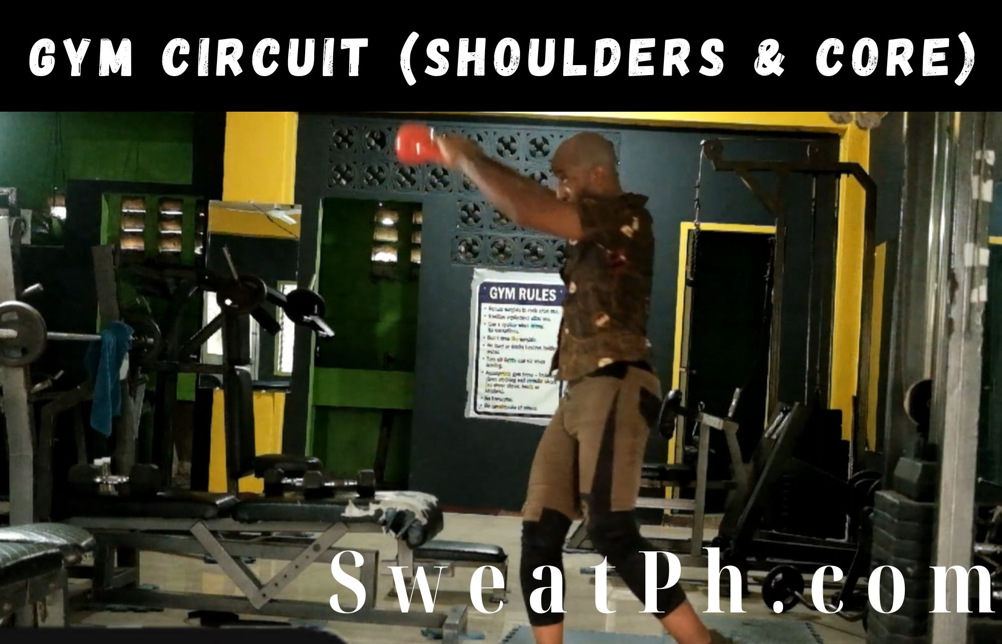 Gym Circuit - Shoulders and Core