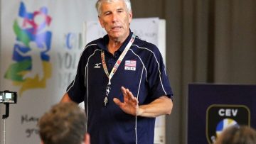 International Volleyball Hall of Fame induction celebration: USA’s John Kessel