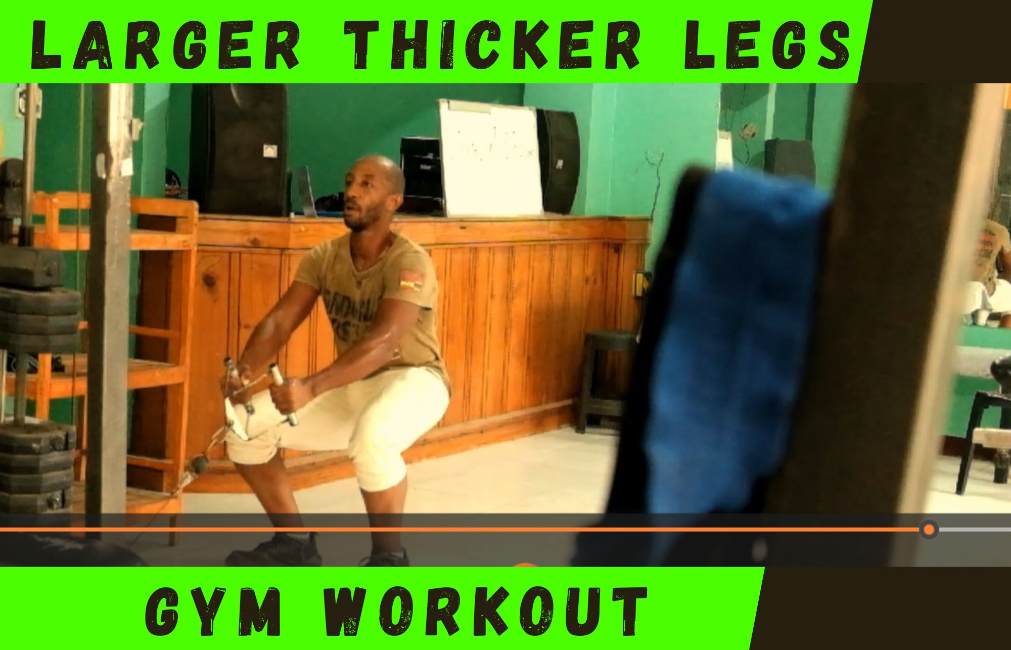 Larger Thicker Legs Gym Workout