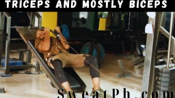 Triceps and mostly biceps